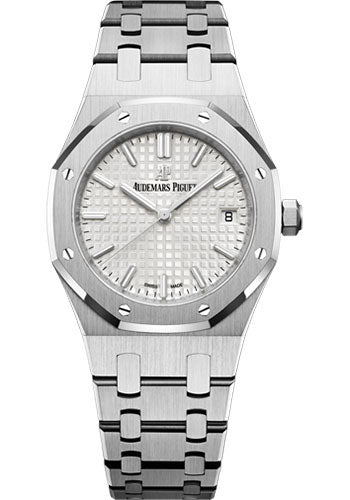 Royal Oak Self Winding 34mm Stainless Steel Case Silver Dial
