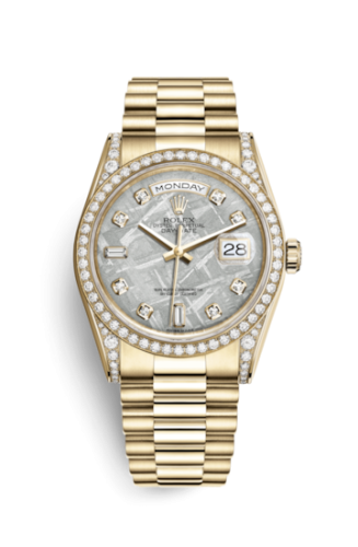Day-Date 36 Yellow Gold Diamonds / President / Meteorite