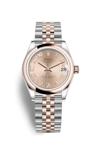 Datejust 31 Stainless Steel/ Rose Gold / Domed / Rose – Roman / Jubilee