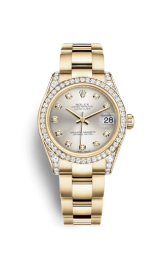 Datejust 31 Yellow Gold Diamond / Oyster / Champagne Diamond