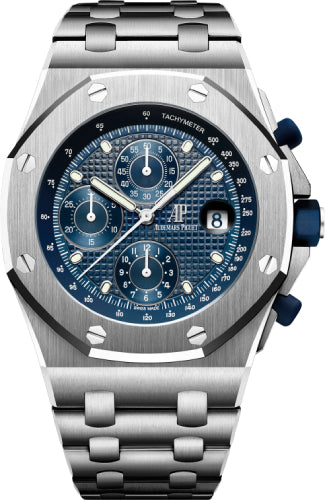 Royal Oak “The Beast” Offshore Chronograph Stainless Steel 42mm Blue Dial