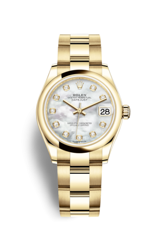 Datejust 31 Yellow Gold / Domed / MOP / Oyster