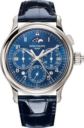 Grand Complications Split-Seconds Chronograph Perpetual Calendar Platinum Blue Dial