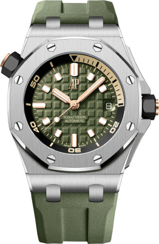 Royal Oak Offshore Diver 42mm Stainless Steel Green Dial