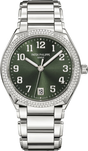 Twenty~4 Ladies Stainless Steel Olive Green Dial