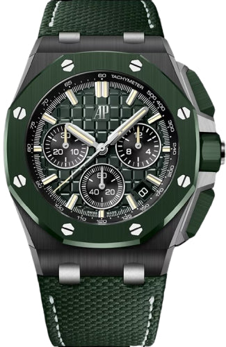 Royal Oak Selfwinding Chronograph 43mm Dark Green “Mega Tapisserie” Dial