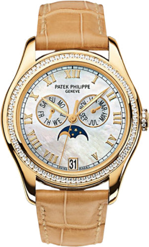 Complications Ladies Annual Calendar Moon Phase White Mother of Pearl 37mm Roman…