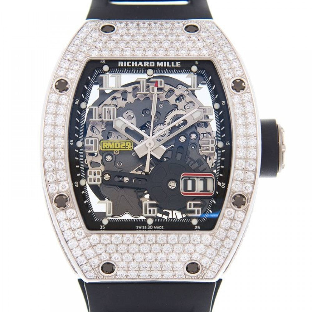 Oversized Date Diamond/White Gold RM 029