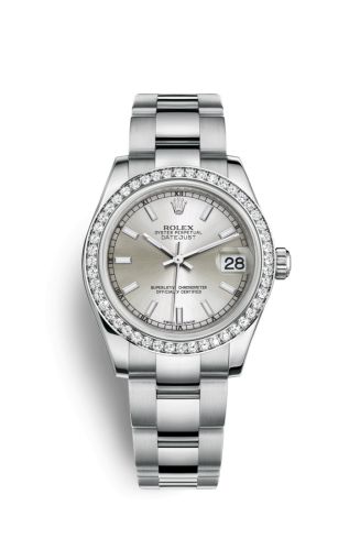 Datejust 31 Stainless Steel Diamond / Oyster / Silver