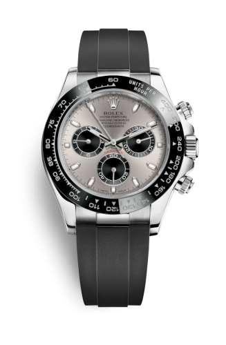 Cosmograph Daytona White Gold / Cerachrom / Silver / Oysterflex