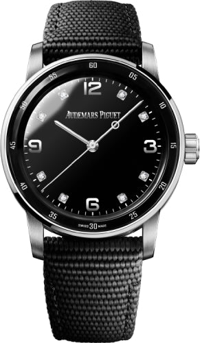 Code 11.59 Selfwinding 41mm White Gold Black Arabic/Diamond Dial