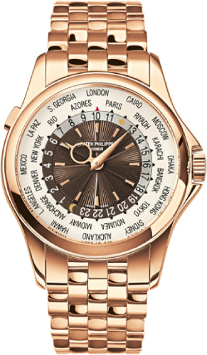 Complications World Time Rose Gold White Dial