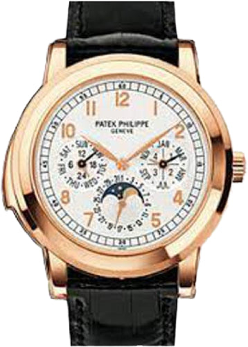 Grand Complications Day-Date Annual Calendar Moon Phase 42mm White Arabic Rose Gold…