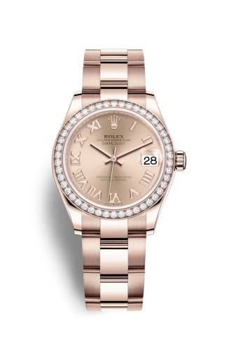 Datejust 31 Rose Gold / Diamond / Rose – Roman / Oyster