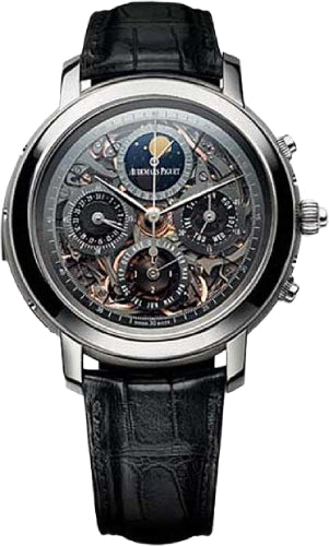 Jules Audemars Grande Complication 42mm Black Skeleton Perpetual Calendar Titanium…