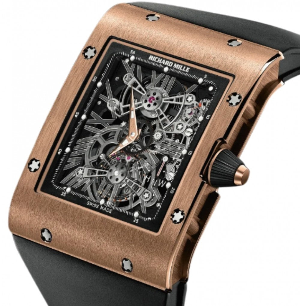 Manual Winding Tourbillon Extra Flat Red Gold RM 017 BRAND NEW