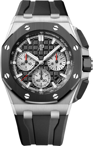 Royal Oak Offshore 43mm Chronograph Stainless Steel Ceramic Black Dial