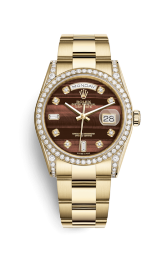 Day-Date 36 Yellow Gold Diamonds / Oyster / Bull’s Eye