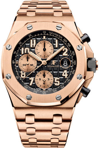 Royal Oak Offshore Selfwinding Chronograph 42mm Pink Gold Black Dial
