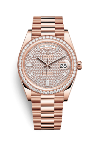 Day-Date 40 Everose / Diamond / Paved