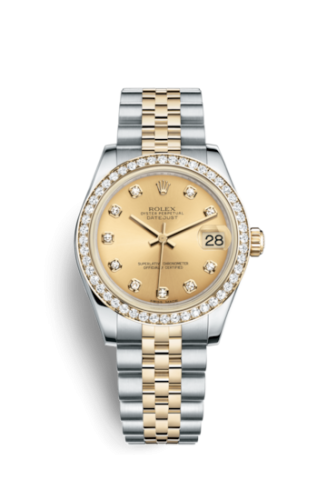 Datejust 31 Rolesor Yellow Diamond / Jubilee / Champagne Diamond