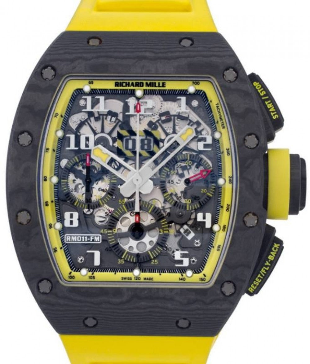 Flyback Chronograph “Felipe Massa” Carbon Yellow Accents RM 011
