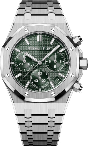 Royal Oak Chronograph “50th Anniversary” Stainless Steel 41mm Khaki Green Dial