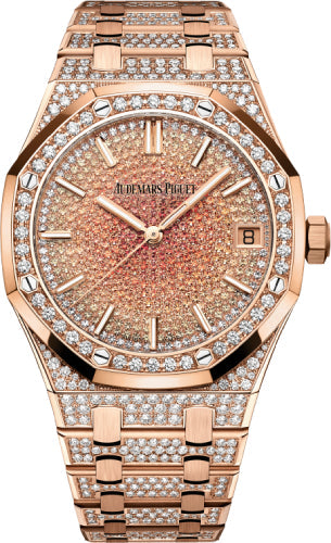 Royal Oak Rose Gold Diamond Set Dial & Bracelet 41mm