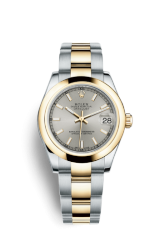 Datejust 31 Rolesor Yellow Domed / Oyster / Silver