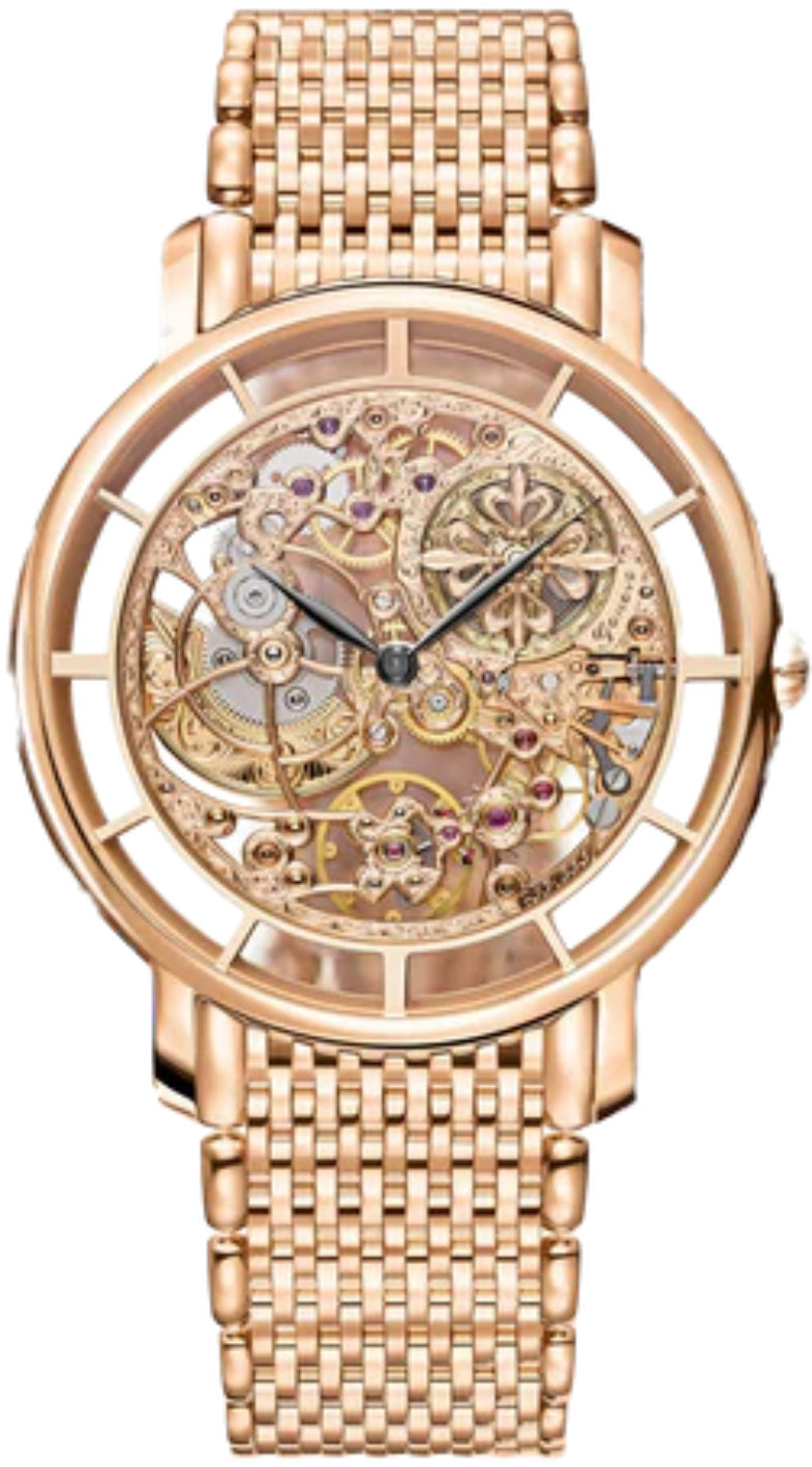 Complications 39mm Skeleton Hand-Engraved Decoration Rose Gold