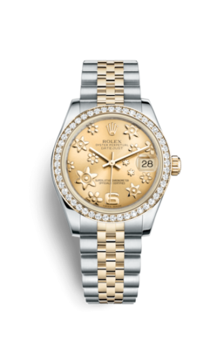 Datejust 31 Rolesor Yellow Diamond / Jubilee / Champagne Floral