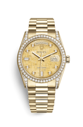 Day-Date 36 Yellow Gold Diamonds / President / Champagne MOP Computer