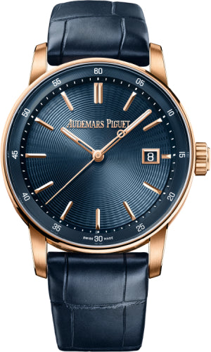 Code 11.59 Selfwinding 38mm Pink Rose Gold Blue Dial