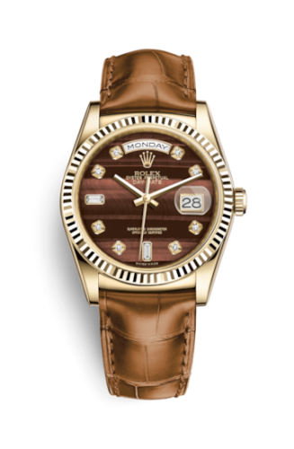 Day-Date 36 Yellow Gold / Strap / Bull’s Eye