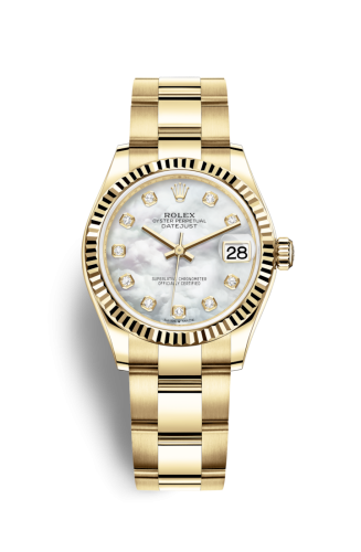 Datejust 31 Yellow Gold / Fluted / MOP / Oyster