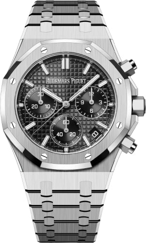 Royal Oak Chronograph “50th Anniversary” Stainless Steel 41mm Black Dial