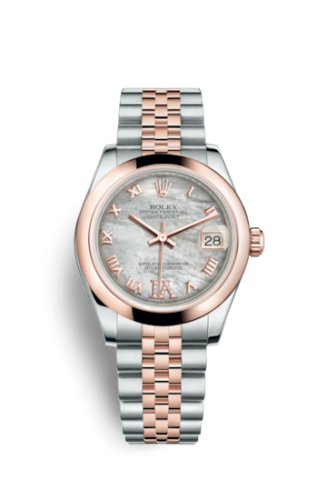 Datejust 31 Rolesor Everose Domed / Jubilee / MOP Roman