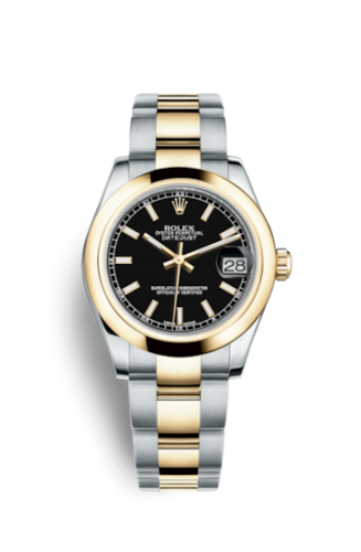 Datejust 31 Rolesor Yellow Domed / Oyster / Black