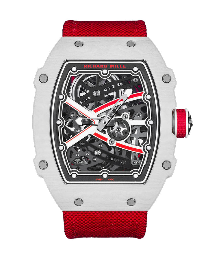 Automatic Winding Charles Leclerc Prototype Red and White Quartz TPT RM 67-02 BRAND…