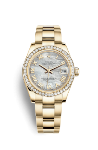 Datejust 31 Yellow Gold Diamond / Oyster / MOP Roman