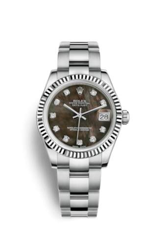 Datejust 31 Stainless Steel Fluted / Oyster / Black MOP