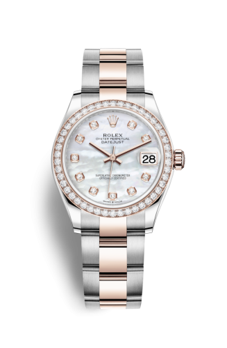 Datejust 31 Stainless Steel/ Rose Gold / Diamond / MOP / Oyster