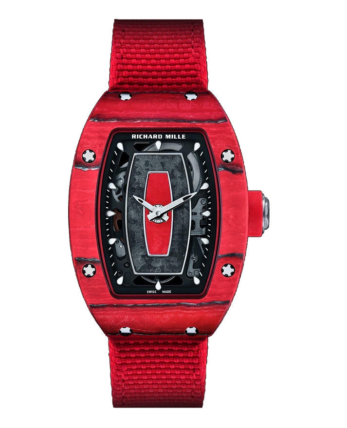Automatic Racing Red Carbon Black Red Dial RM 07-01 BRAND NEW