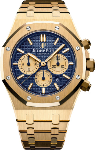 Royal Oak Chronograph 41mm Yellow Gold Blue Dial