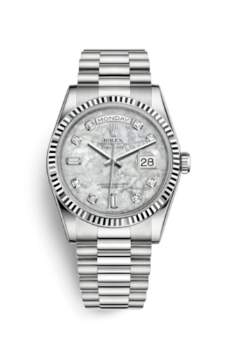 Day-Date 36 White Gold Fluted / President / MOP