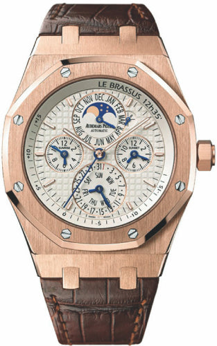 Royal Oak Equation Of Time 42mm Silver Index Rose Gold Leather