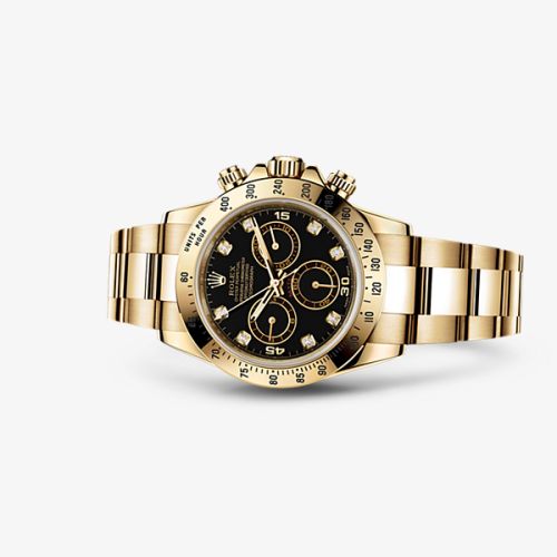 Cosmograph Daytona Yellow Gold / Black Diamond