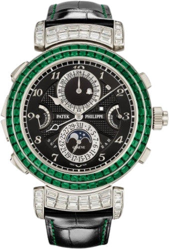 Grand Complications Grandmaster Chime Haute Joaillerie White Gold Set With Emeralds…