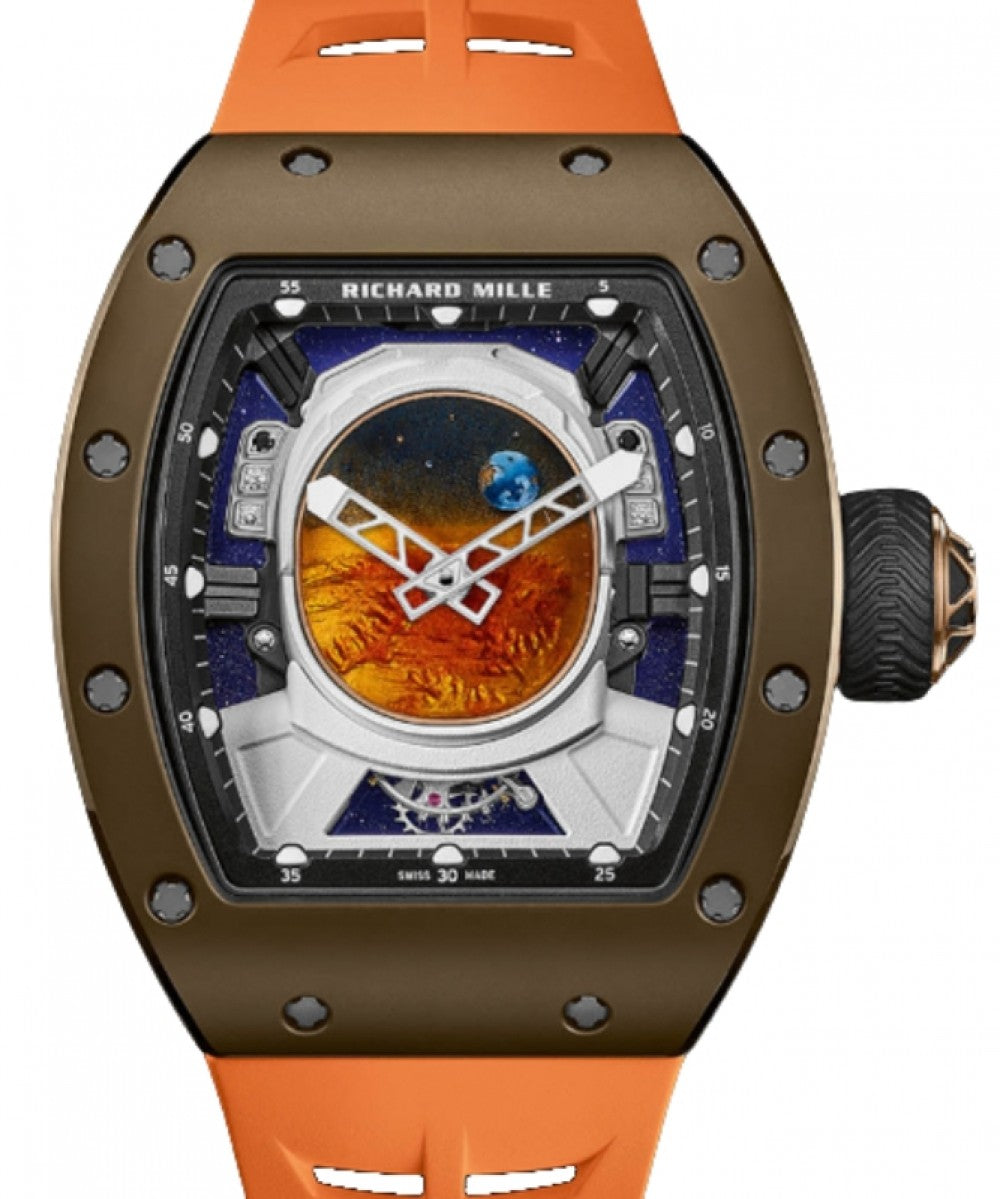 Manual Winding Tourbillon Pharrell Williams Cermet/Carbon TPT RM 52-05 BRAND NEW
