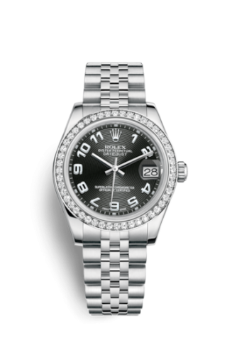 Datejust 31 Stainless Steel Diamond / Jubilee / Black – Arabic